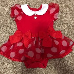 Baby Minnie Mouse Costume with bow